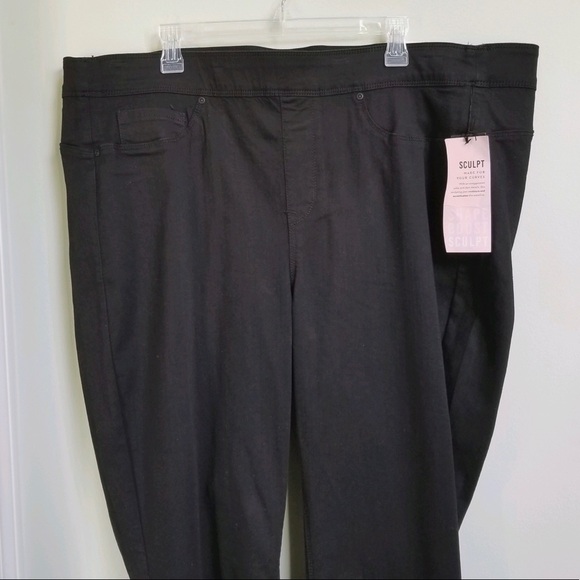 NYDJ Black pants sculpt curve 360 size 24 - Picture 1 of 8